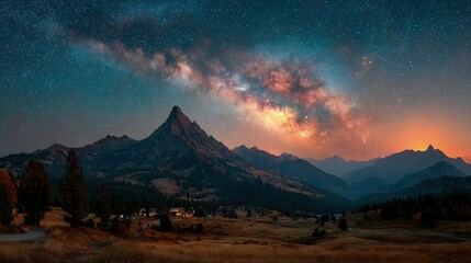 Stormy Heights Dark storm clouds gather ominously overhead lightning illuminates craggy mountaintops dramatic weather mountain landscape