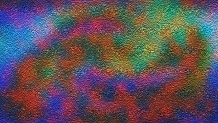 Background image design Vibrant multicolored oil paint texture with swirling abstract strokes