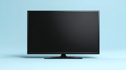 Fototapeta premium Vector Modern Flat LCD TV Monitor Mockup for Design and UI Projects Stock Illustration