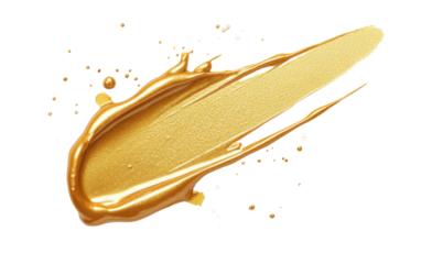 Blot of golden nail polish on white background.png