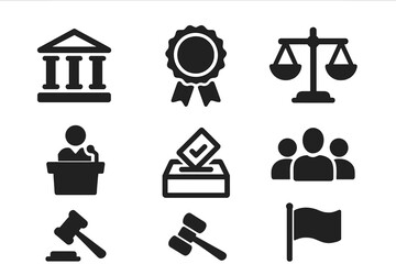 Global word expansion icon with circular arrow symbol, vector illustration set, transparent background, business growth concept, worldwide communication and market development