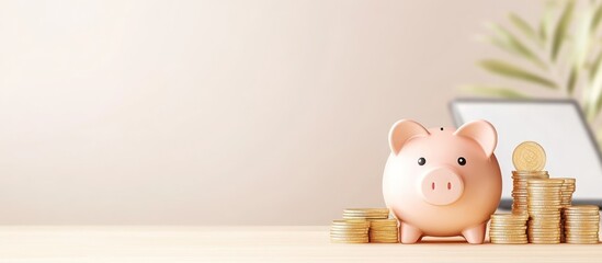 Piggy Bank Savings Goals Financial Security Success