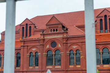 Victoria Public Hall, or the Town Hall, is a historical building in Chennai, named after Victoria, Empress of India. It is one of the finest examples of British architecture in Chennai. Indo-Saracenic