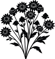 Abstract geometric pattern of intersecting lines and shapes in futuristic design isolated on transparent background