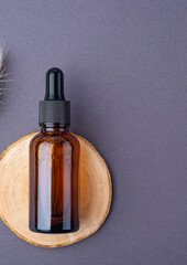 Naklejka premium cosmetic bottle mockup beauty product design