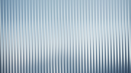 Obraz premium Cool toned abstract vertical ribbed metallic background texture