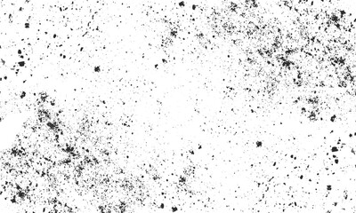 Abstract monochrome grunge texture background with rough pattern . Grunge texture overlay background with fine grains isolated on white  