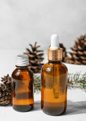 cosmetic bottle mockup beauty product design 
