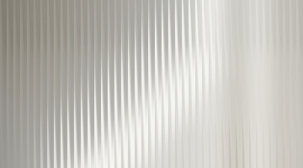 Fototapeta premium Clean abstract background with vertical ribbed texture and soft light