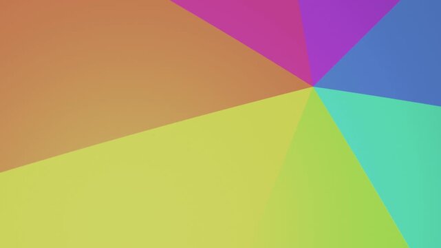 slow steady rotating pastel colour rainbow beachball or umbrella off centre pinwheel spinning wheel spiral 4K animated motion background