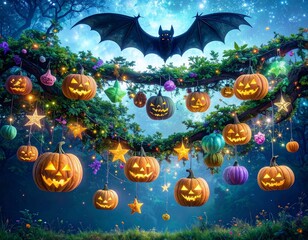 Generated image　ハロウィンの夜