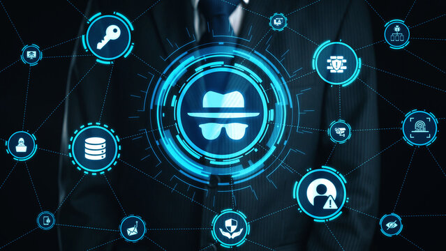 Cyber security icons show cyber attack defense, malware protection, and data security. Cybersecurity prevents hacking, ensures safety, and strengthens cyber attack resilience. Gist