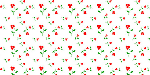 Pattern background design flower floral pattern cherry blossom red flower