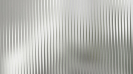 Fototapeta premium Abstract background with vertical ribbed glass texture