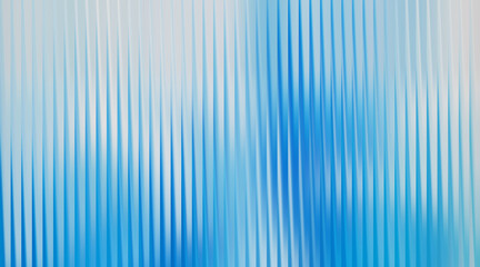 Obraz premium Abstract blue and white vertical ribbed background texture