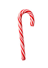 Candy cane isolated on transparent background