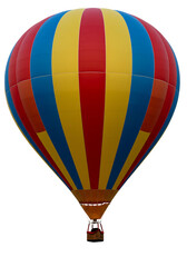 Obraz premium Colorful hot air balloon isolated illustration