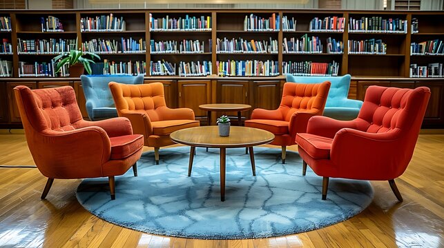 Wicker rocking chair with floor lamp and dried plants indoors - Powered by Adobe