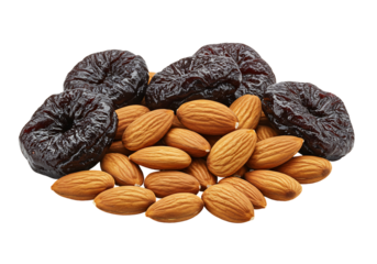 Prunes and almonds arrangement