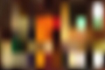 Warm Abstract Blurred Golden Light Background Texture