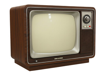 Vintage television set retro style