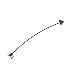 Stylized Gray Arrow Gracefully Arcs Across A Stark Black Backdrop In Minimalist Design