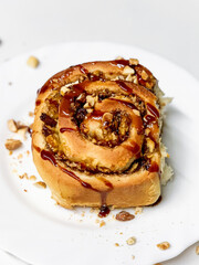 homemade apple cinnamon roll 