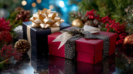 Professional Christmas gift wrapping and presentation services incorporating creative packaging design and child engagement enhancement enable families to create visually spectacul