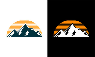 mountain vector illustration design