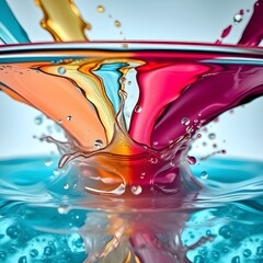 water splash background
