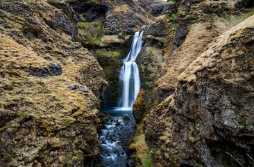 Gluggafoss waterfall in Iceland