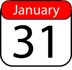 Mark your calendars for January 31st with this bold, bright reminder, perfect for event promotions, social media updates, and planning materials
