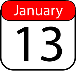 Mark January 13th on your calendar for important reminders and social media posts about the beginning of the new year, planning, or events.
