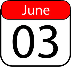 Mark your calendar for June 3rd with this bold reminder, ideal for scheduling, events, and social media campaigns to engage and inform your audience