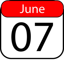 Mark your calendar for June 7th reminder, perfect for event planning, social media campaigns, or promotional materials for a summer event
