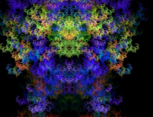 Imaginatory fractal abstract background Image