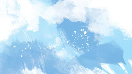 Gordijnen Abstract 冬を感じるアナログ風抽象背景素材  © hirose