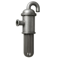 Industrial Filter System Isolated on White Background