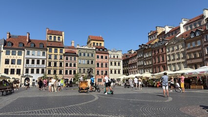 Centro histórico da cidade de Varsóvia
