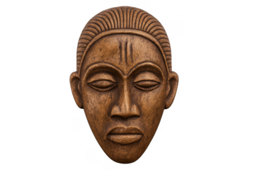 African tribal mask wood carving ancient culture