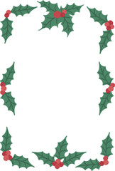 Holly Leaf Border Frame