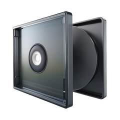 Obraz premium Digital marketing 3d png graphic representing data storage and online content distribution