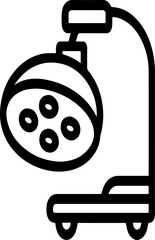 Medical Device art silhouettes illustration vector.