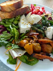 Healthy Breakfast with a Bowl of Vegetables
