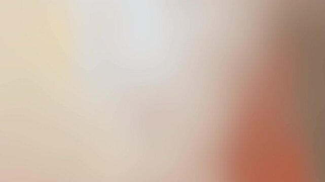 Soft, abstract gradient of warm beige to peach with a pale blue highlight and hazy, soft glow, warm