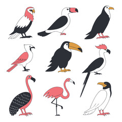 Abstract geometric shapes and lines with vibrant color palette and classic typography elements