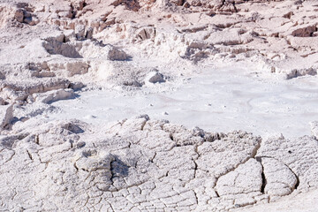 The Fountain Paint Pot is a mud pot located in Lower Geyser Basin in Yellowstone National Park. Hydrothermal System. Plateau Rhyolite - Central Plateau Member - Elephant Back flow
