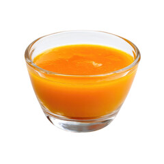 Orange Sauce in a Small Glass Bowl