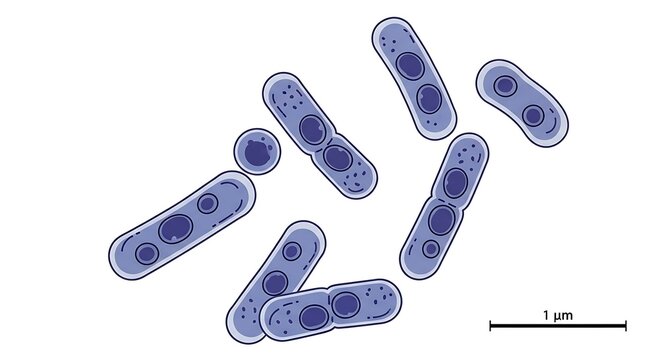Clostridium Tetani Bacteria Vector Illustration – Tetanus Pathogen Microscopic View