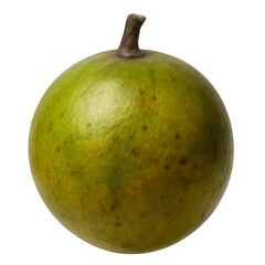 Calabash fruit isolated on white background